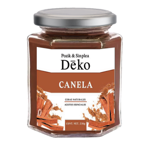 Vela Hexagonal Aroma Canela