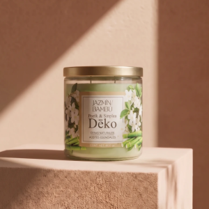 Vela Glint Aroma Jazmín Bambú
