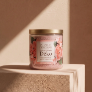 Vela Glint Aroma Pétalos de Rosa