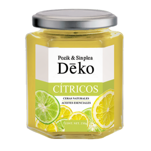 Vela Hexagonal Aroma Cítricos