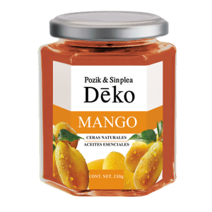 Vela Hexagonal Aroma a Mango