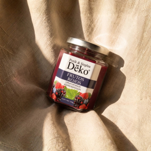 Vela Hexagonal Aroma Frutos Rojos