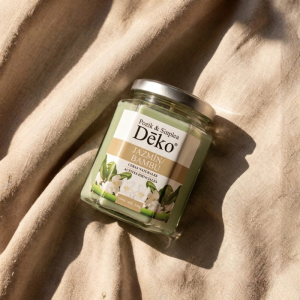 Vela Hexagonal Aroma Jazmín Bambú
