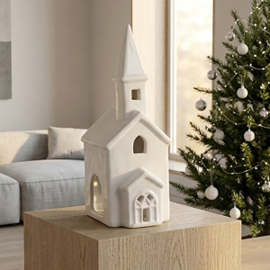 Figura decorativa la capilla "Blanca Navidad"